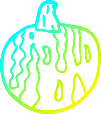 Bir insan tarafından çizilmiş karpuz çizimi.