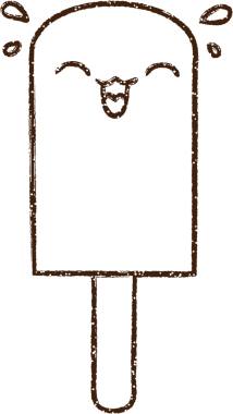 Bir insan tarafından çizilmiş buzlu şeker kömürü.