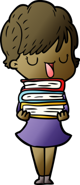 Bir insan tarafından çizilmiş bir karikatür kadın konuşuyor.