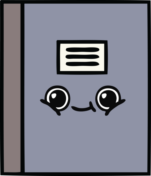 Bir insan tarafından çizilmiş güzel bir defter karikatürü.