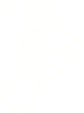 Bir insan tarafından çizilmiş Boya Fırçası Tebeşiri