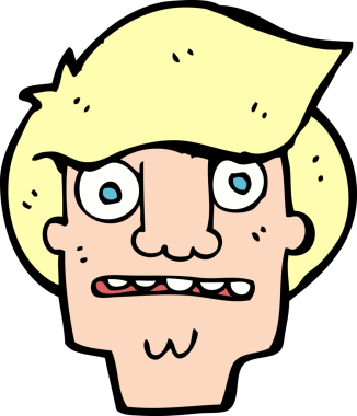 Bir insan tarafından çizilmiş karikatür.