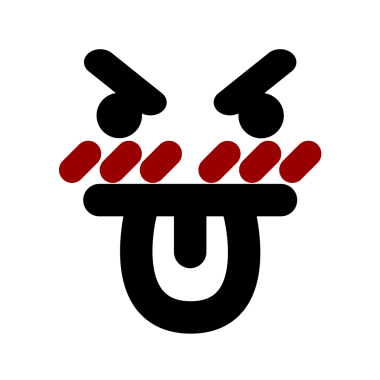 Bir insan tarafından çizilmiş bıkkın yüz simgesi