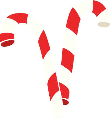 bir insan tarafından çizilmiş karikatür xmas şeker çubuğu