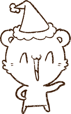 Bir insan tarafından çizilen Kutup Ayısı Kömürü