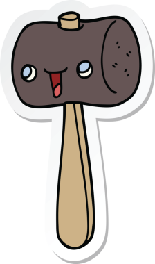 Bir insan tarafından çizilmiş karikatür sopası.