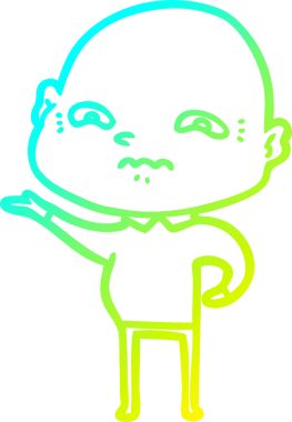 Bir insan tarafından çizilmiş, karikatür çizimi.