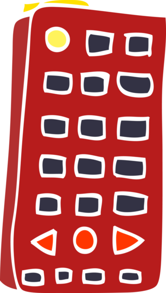 bir insan tarafından çizilmiş karalama uzaktan kumandası