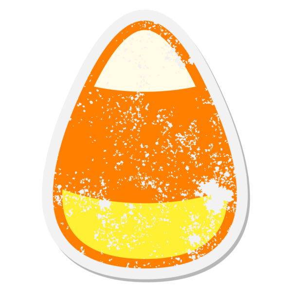 Bir insan tarafından çizilmiş mısır grunge etiketi.