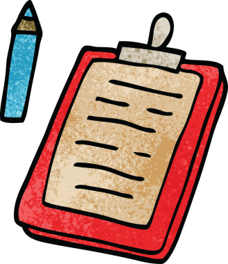 Bir insan tarafından çizilmiş karalama panosu.