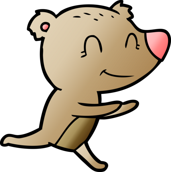 Bir insan tarafından çizilmiş bir çizgi film karakteri.