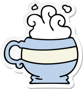 Bir insan tarafından çizilmiş garip bir el çıkartması.