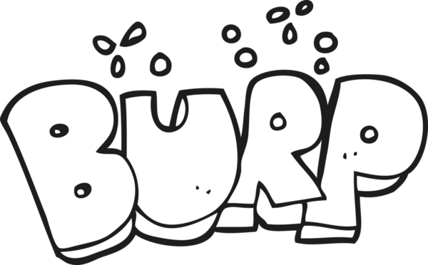 Bir insan tarafından çizilmiş siyah beyaz geğirme metni.