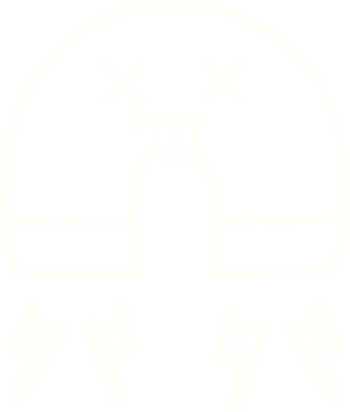 Bir insan tarafından çizilen mıknatıs tebeşiri