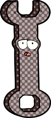 Bir insan tarafından çizilmiş çizgi film anahtarı.