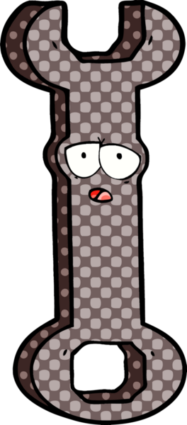 Bir insan tarafından çizilmiş çizgi film anahtarı.