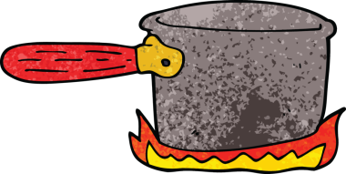 Bir insan tarafından çizilmiş karalama tavası.