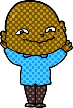 Bir insan tarafından çizilmiş ürkütücü bir çizgi film.