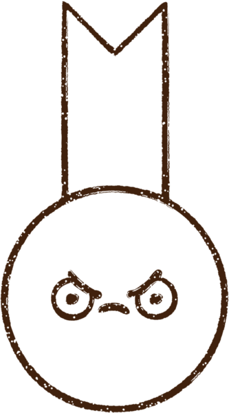 Bir insan tarafından çizilen Altın Madalya Kömür