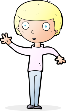 Bir insan tarafından çizilmiş karikatür çizimi