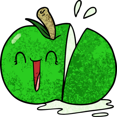 Bir insan tarafından çizilmiş mutlu çizgi film.