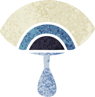 Bir insan tarafından çizilmiş ağlayan bir gözün retro çizim tarzı karikatürü