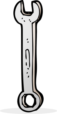 Bir insan tarafından çizilmiş çizgi film anahtarı.