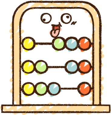 Bir insan tarafından çizilen Abaküs Tebeşiri