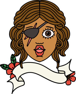 Retro Dövme Tarzı Bir insan tarafından çizilmiş insan düzenbaz karakter yüzü