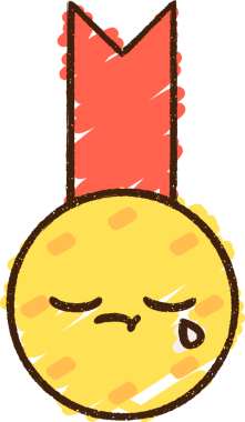 Bir insan tarafından çizilen Altın Madalya Tebeşiri