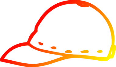 Bir insan tarafından çizilen çizgi film kapağının sıcak gradyan çizimi