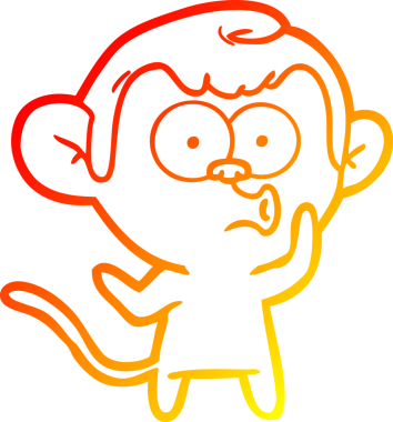 Bir insan tarafından çizilmiş sıcak çizgi çizgi çizgi çizimi.