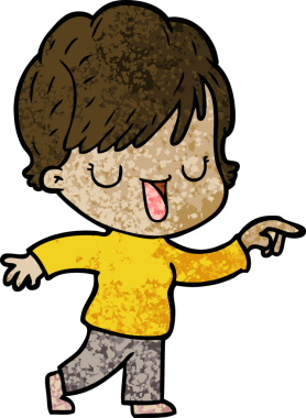 Bir insan tarafından çizilmiş bir karikatür kadın konuşuyor.