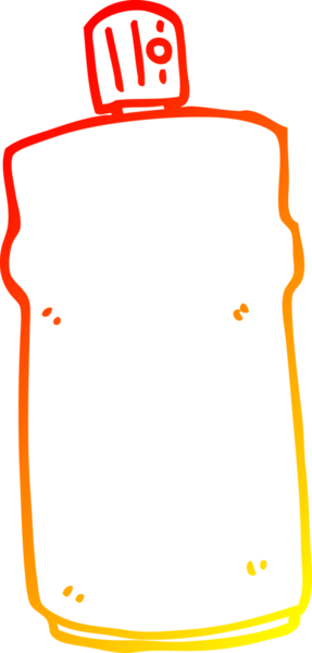 Bir insan tarafından çizilen çizgi film spreyinin sıcak çizgi çizimi