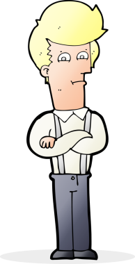 Bir insan tarafından çizilmiş rahatsız bir adam.