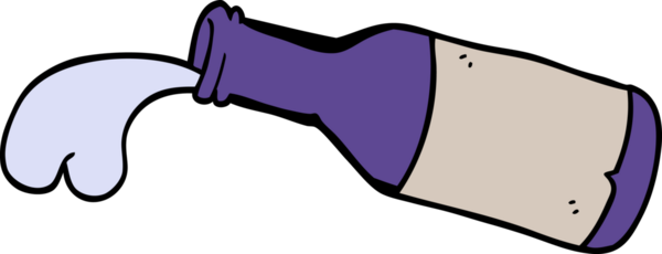 Bir insan tarafından çizilmiş sihirli iksir.