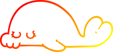 Bir insan tarafından çizilmiş bir karikatür mührünün sıcak çizgi çizimi