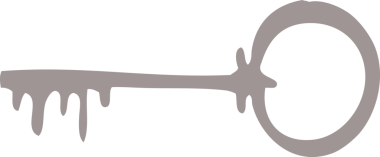 bir insan tarafından çizilmiş eski bir anahtar.