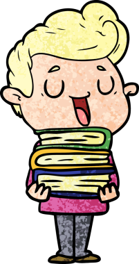 Bir insan tarafından çizilmiş mutlu çizgi film adamı.