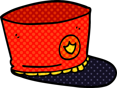 Bir insan tarafından çizilmiş karalama resmi şapka.