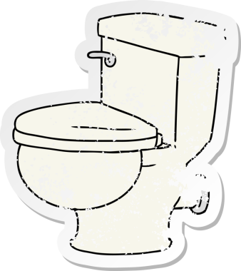 Bir insan tarafından çizilmiş bir tuvalet kağıdı karalaması.