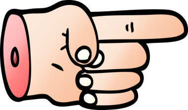 Bir insan tarafından çizilmiş işaret el sembolü