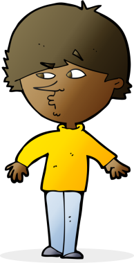 Bir insan tarafından çizilmiş, omzunun üstünden bakan şüpheli bir adam.