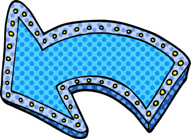 Çizgi film karalaması bir insan tarafından çizilmiş oku aydınlatıyor.