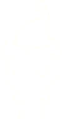 Bir insan tarafından çizilmiş Noel Tebeşiri