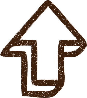 Bir insan tarafından çizilen ok karakalem çizimi