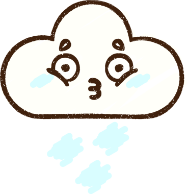 Bir insan tarafından çizilen Yağmur Bulutu Tebeşiri