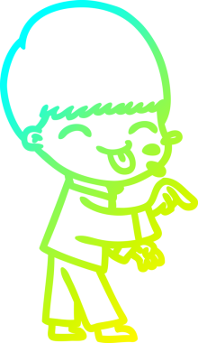 Bir insan tarafından çizilen çizgi film karakteri çizimi.