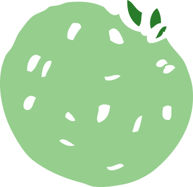 Bir insan tarafından çizilmiş karalama greyfurt.