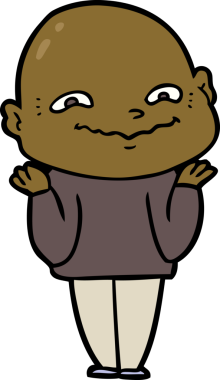 Bir insan tarafından çizilmiş ürkütücü bir çizgi film.